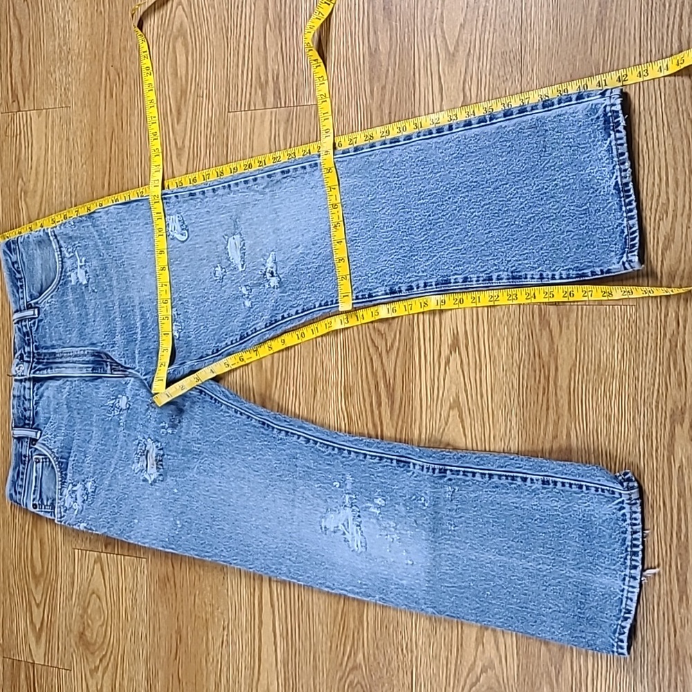 LEVI'S 2013 VINT MECHANIC DISTRESSED DISTROYED STONE WASH MENS BOOTCUT JEAN'S